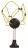 ANTENA CAMPINGOWA HP15 RTV/DVBT Z UCHWYTEM MAGNETYCZNYM