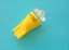 DIODA LED 194HY ŻÓŁTA T10 FLUX 12V DC