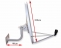 CZASZA STALOWA 100CM Z UCHWYTEM CABLETECH