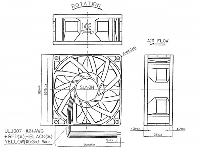wentylatory sunon, wentylator sunon, sunon łożysko, pmd2409pmb1af
