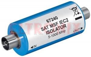 Obraz: SEPARATOR GALWANICZNY MSF IEC-2 5-1000MHz NIEBIESKI