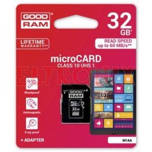 Obraz: KARTA PAMIĘCI MicroSD 32GB GOODRAM CLASS 10 UHS-1