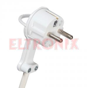 Obraz: WTYK SIECIOWY WT16UP ULTRA PŁASKI KĄTOWY Z UCHWYTEM BIAŁY