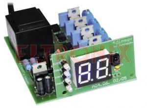 Obraz: AVT5361B+ 4DIMMER 4KANAŁOWY REGULATOR OŚWIETENIA