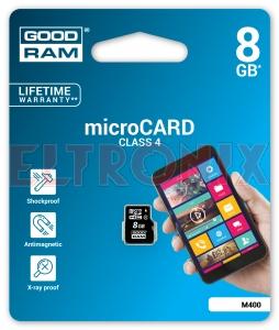 Obraz: KARTA PAMIĘCI MicroSDHC 8GB GOODRAM M40A CLASS4