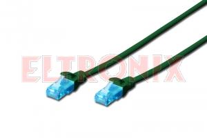 Obraz: PATCH CORD UTP5E 3M CAT5E ZIELONY DIGITUS