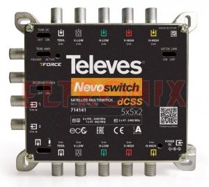 Obraz: MULTISWITCH 5X5X2 PL TELEVES NEVOSWITXH dCSS