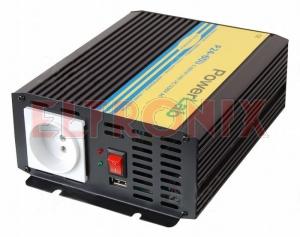 Obraz: PRZETWORNICA 24V DC/230V AC 600W POWERLAB