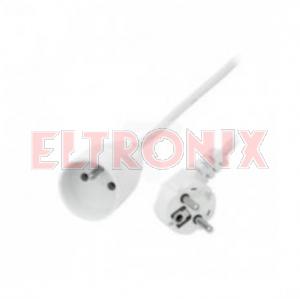 Obraz: PRZEDŁUŻACZ SIECIOWY PS101.5 BIAŁY 1.5M 10A 3X1.0MM2 UZIOM