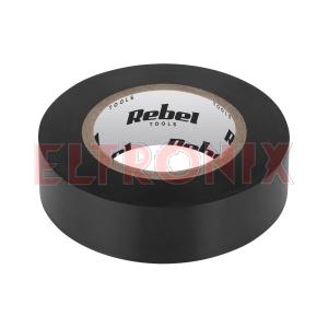 Obraz: TAŚMA IZOLACYJNA REBEL CZARNA 0.13X19X10YARD