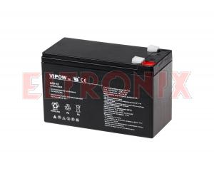 Obraz: AKUMULATOR 12V 9Ah VIPOW 151X65X94MM ZŁĄCZE 6.3MM