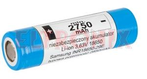 Obraz: AKUMULATOR 3.63V 2.75Ah LI-ION SAMSUNG ICR18650-29E