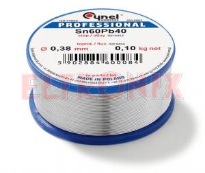 Obraz: SPOIWO LUTOWNICZE 0.7MM 100G SN60PB40 SW26/3/2.5%