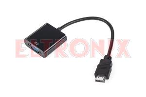 Obraz: ADAPTER HDMI WTYK DO VGA GNIAZDO+WJ3.5 CABLETECH