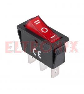 Obraz: WYŁĄCZNIK IRS-103-3C 0N-OFF-0N RED 15A/250VAC