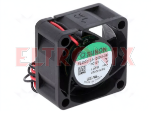 Obraz: WENTYLATOR 12VDC EE40201S1-1000U-999 15.1m3/h 40x40x20mm