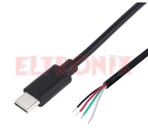 Obraz: WTYK USB C Z PRZEWODEM 3M 4STYKOWY