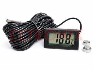 Obraz: MODUŁ TERMOMETRU LCD Z SONDĄ -50ST+100ST PRZEWÓD 5M