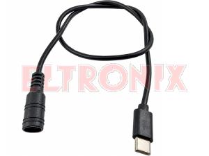 Obraz: ADAPTER GNIAZDO DC5.5/2.1 - WTYK USB"C" 50CM