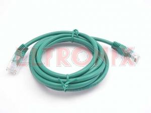 Obraz: PATCH CORD UTP5E 5M CAT5E ZIELONY AK/DK-5011-050/G