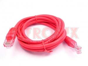 Obraz: PATCH CORD U/UTP5E 3M CAT5E CZERWONY AK/DK-1512-030/R