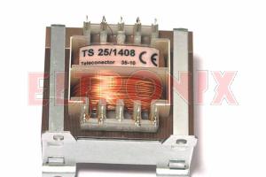 Obraz: TRANSFORMATOR TS25/1408 =TS25/028 2X15V 2X0.85A