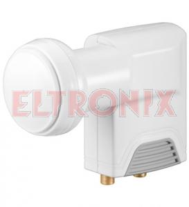 Obraz: KONWERTER LNB TWIN GOOBAY 0.1dB 3D/4KGNIAZDA F GOLD