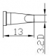 Obraz: GROT 663 STOŻEK ŚCIETY 3.2MM