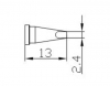 Obraz: GROT 662 STOŻEK ŚCIĘTY 2.4MM DO STACJI LF2000/8800/LF853D