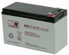 AKUMULATOR 12V 7.2Ah MWL7.2-12 ZŁĄCZE T1-4.8MM 151X65X94MM