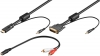 PRZEWÓD HDMI WT/DVI WT+WJ3.5ST 5M+GNJ/2XCHWT 95030