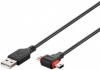 PRZEWÓD USB2.0 WTA/WTYK MICRO+MINI 1M 96290 WENTRONIC