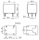 Obraz: PRZEKAŹNIK 12V HF3FF 1 STYK ZWIERNY 10A/250VAC 15A/125VAC