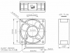 Obraz: WENTYLATOR 12VDC EB60251S3-000-999 60X60X25MM 27.04m3/h