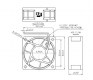 Obraz: WENTYLATOR 12VDC EE60251B2-000U-999 32.62m3/h 60x60x25mm