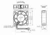 Obraz: WENTYLATOR KD1205PHB2 50X50X15MM 12V 22.08m3/h 30dbA