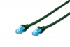 PATCH CORD UTP5E 3M CAT5E ZIELONY DIGITUS