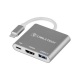 ADAPTER  USB"C"WT/USB3.0GN-HDMI2.0GN-USB"C" GNIAZDO