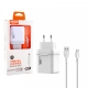 ZASILACZ USB 2 GNIAZDA 5V/2.4A 12W +PRZWÓD USB-USB MICRO