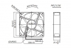 Obraz: WENTYLATOR EE92251B1-0000-G99 12VDC 2W 3PRZEWODY 87.55M3/H