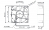 Obraz: WENTYLATOR EF80252S2-1000U-A99 24VDC Ł.ŚLIZGOWE 62.86m3/h