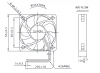 Obraz: WENTYLATOR MF50101V2-1000U-A99 12VDC 50X50X10MM 18.59m3/h