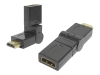 ADAPTER HDMI GNIAZDO-WTYK Z MOŻLIWOŚCIĄ ROTACJI