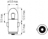 Obraz: ŻARÓWKA 24V 2W 0.0833A BA7s