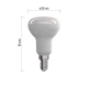 Obraz: ŻARÓWKA LED 230V E14 R50 4W WW 450LM