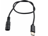 ADAPTER GNIAZDO DC5.5/2.1 - WTYK USB"C" 50CM