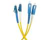 Obraz: PATCH CORD ŚWIATŁOWÓD 1MOD LC/UPC-SC/UPC SM9/125 DUPLEX 1M