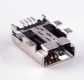 GNIAZDO USB MINI SMD MS-1A4D Z PODWÓJNYM KLUCZEM 4PIN