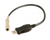 KONWERTER USB WT-GNIAZDO JACK 6.3 MONO USB2.0 i 1.1
